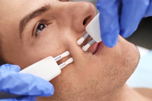 CACI treatment man